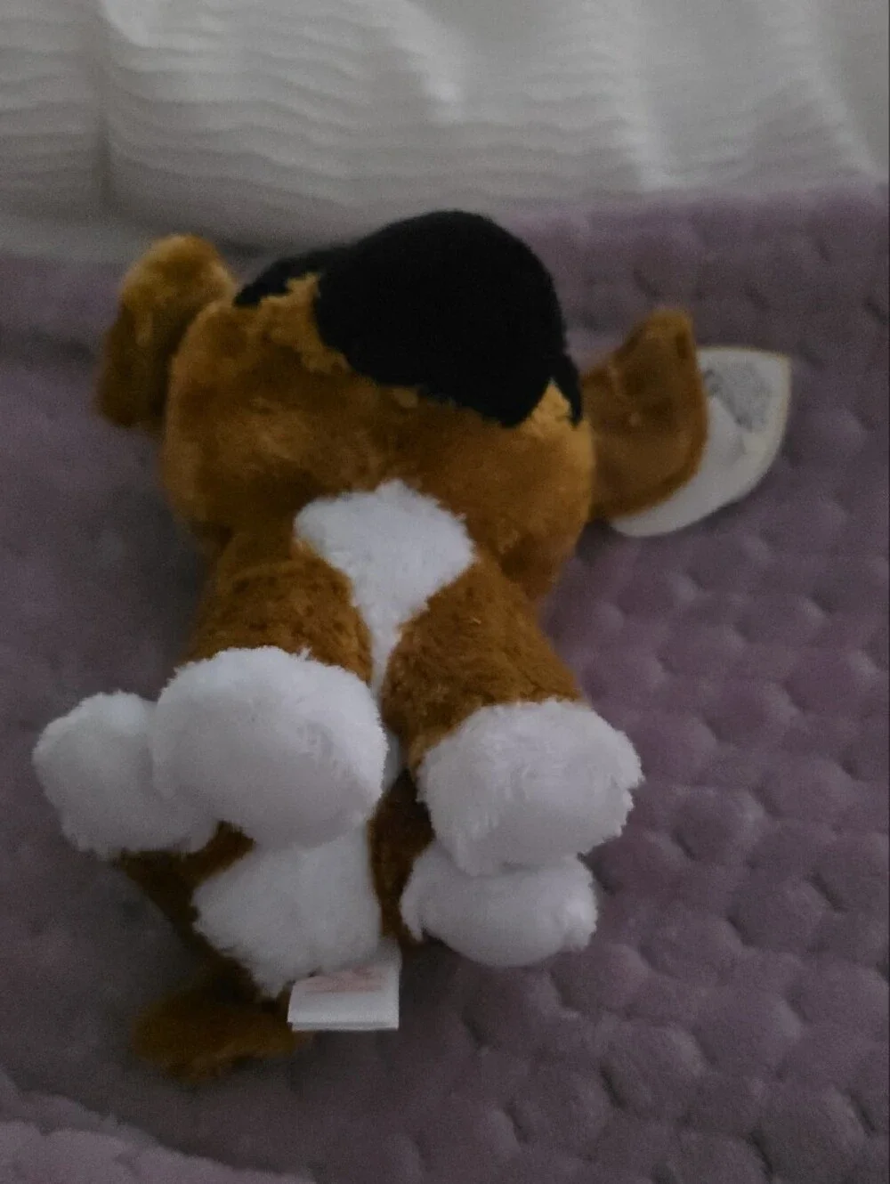 TY Retired Brutus Boxer Brown and White Boxer Plush Pup